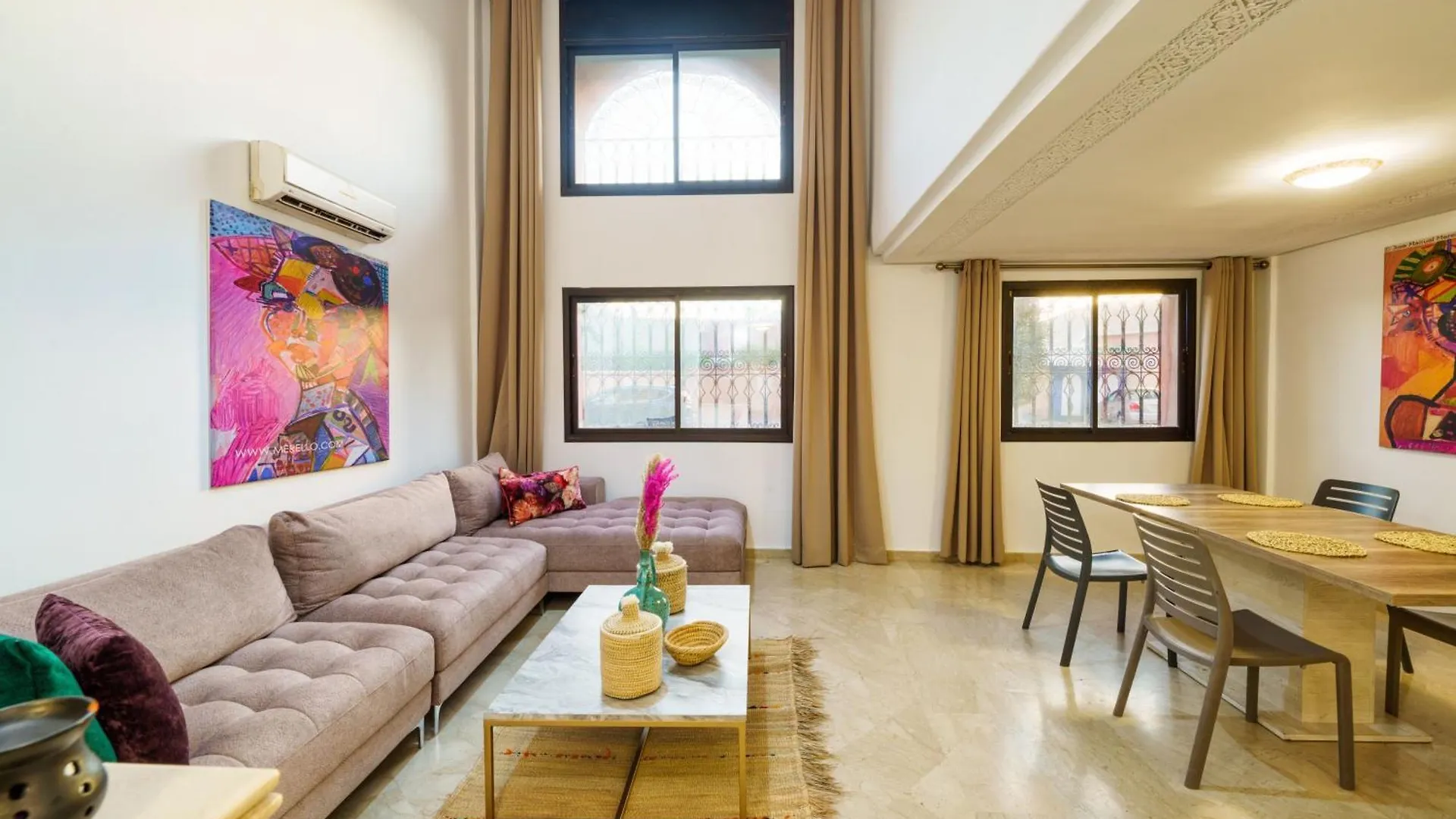 Charming 2-Bed Duplex In Downtown-Heart Apartment Marrakesh Morocco